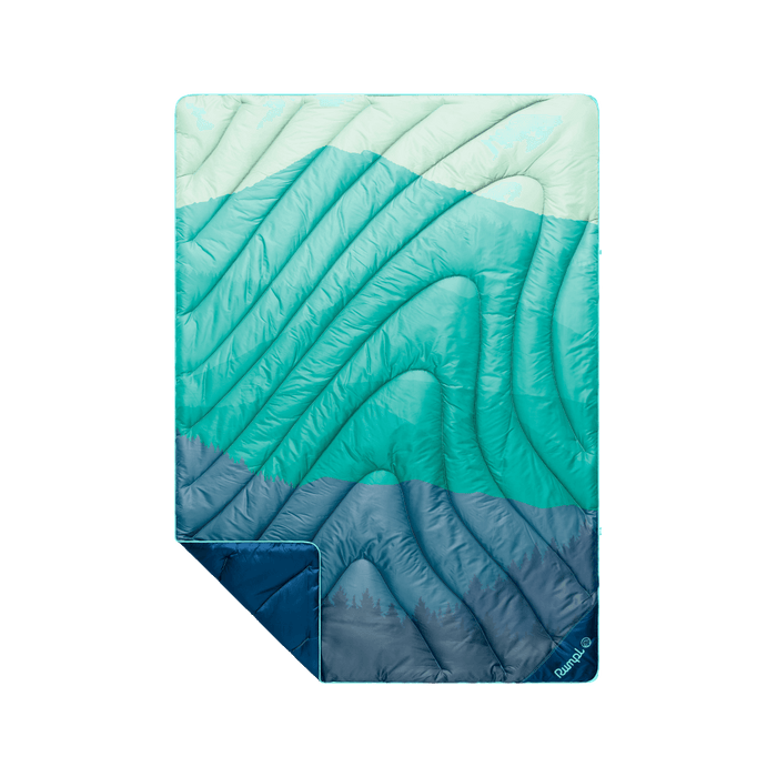 Rumpl Original Puffy Throw Blanket - Seascape Ridge Mountains Original Puffy Throw Blanket - Seascape Ridge Mountains | Rumpl Blankets For Everywhere Printed Original