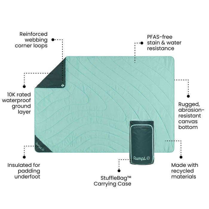 Rumpl Overland Mat - Wasabi Overland Mat - Wasabi | Rumpl Blankets for Everywhere Overland Mat