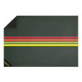 Rumpl Pack Mat - Green Retro Stripes Pack Mat - Green Retro Stripes | Rumpl Blankets For Everywhere Pack Mat
