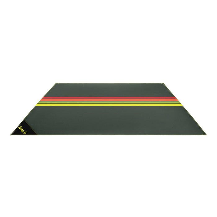 Rumpl Pack Mat - Green Retro Stripes Pack Mat - Green Retro Stripes | Rumpl Blankets For Everywhere Pack Mat