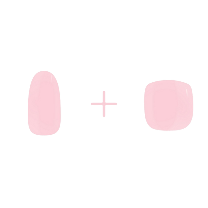 Paris Pink - Mani+Pedi - Maniac gel nail stickers