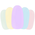 Pastel Rainbow Maniac manicure nail wraps