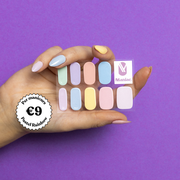 Pastel Rainbow - Maniac gel nail stickers