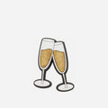 Phụ Kiện Jibbitz™ Crocs Champagne Cheers (1 Chiếc) - Vàng - Supersports Vietnam