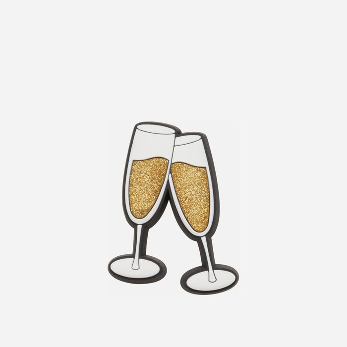 Phụ Kiện Jibbitz™ Crocs Champagne Cheers (1 Chiếc) - Vàng - Supersports Vietnam