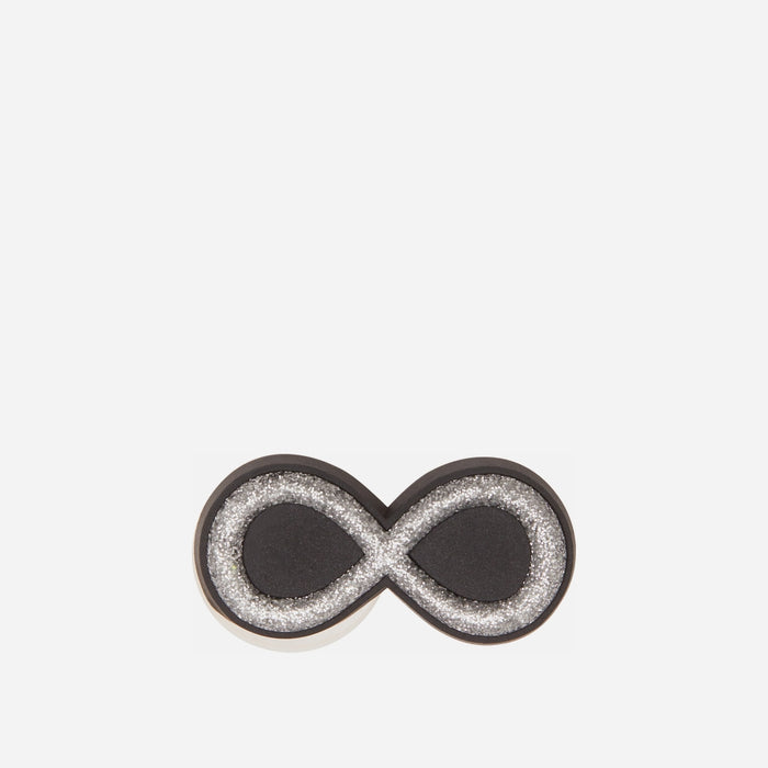 Phụ Kiện Jibbitz™ Crocs Glitter Infinity Symbol (1 Chiếc) - Đen - Supersports Vietnam