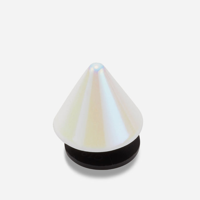 Phụ Kiện Jibbitz™ Iridescent Spike - Trắng - Supersports Vietnam