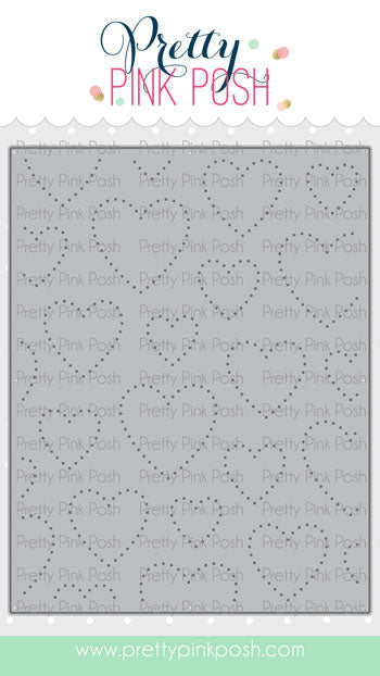 Pierced Hearts Plate Die