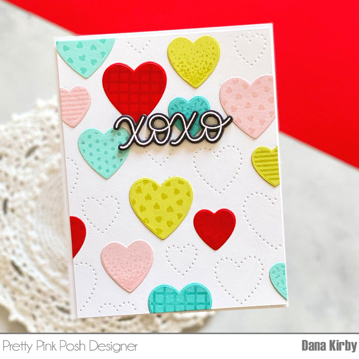 Pierced Hearts Plate Die