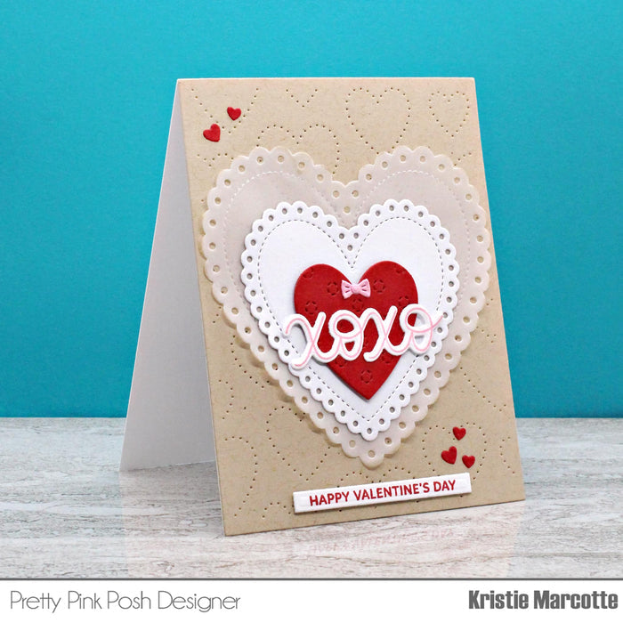 Pierced Hearts Plate Die