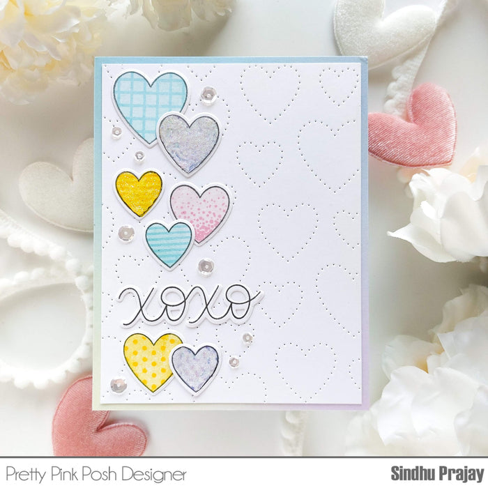 Pierced Hearts Plate Die