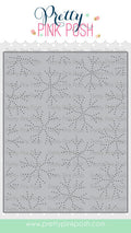 Pierced Snowflakes Plate