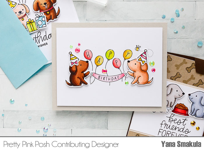 Playful Puppies Stamp Set
