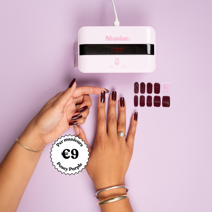 Posey Purple - Maniac gel nail stickers