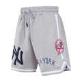 PRO STANDARD  NEW YORK YANKEES CLASSIC CHENILLE (GREY) SHORT