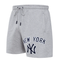 PRO STANDARD NEW YORK YANKEES (GREY) FLEECE SHORT