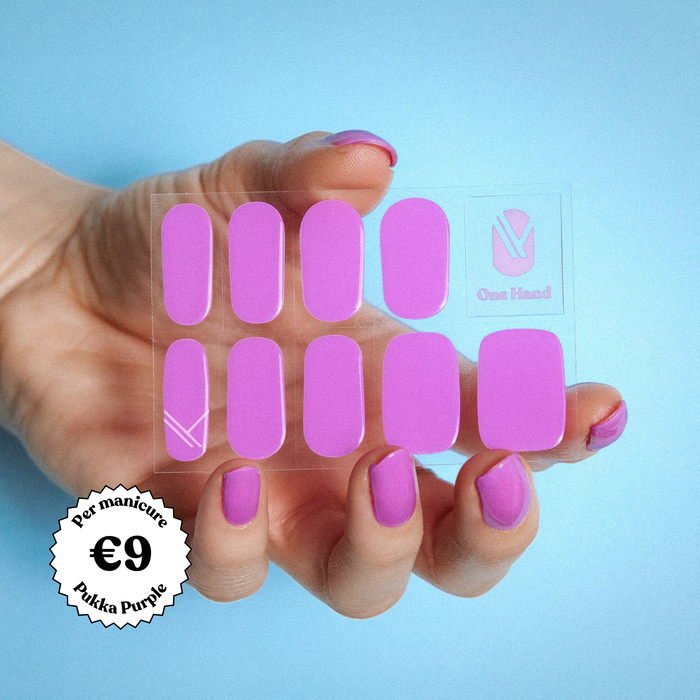Pukka Purple - Maniac gel nail stickers