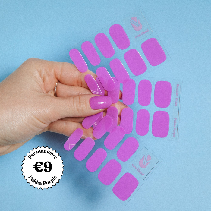 Pukka Purple - Maniac gel nail stickers