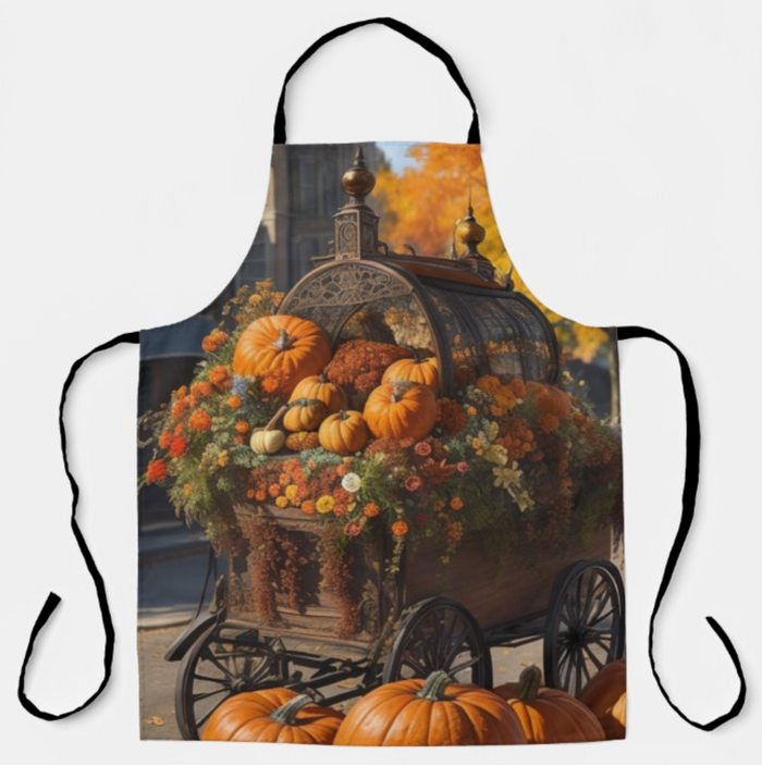 Pumpkin Harvest Elegance Apron