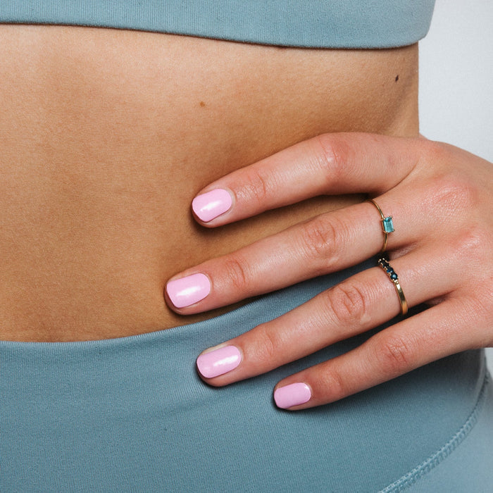 Puppet Pink nails green sport set