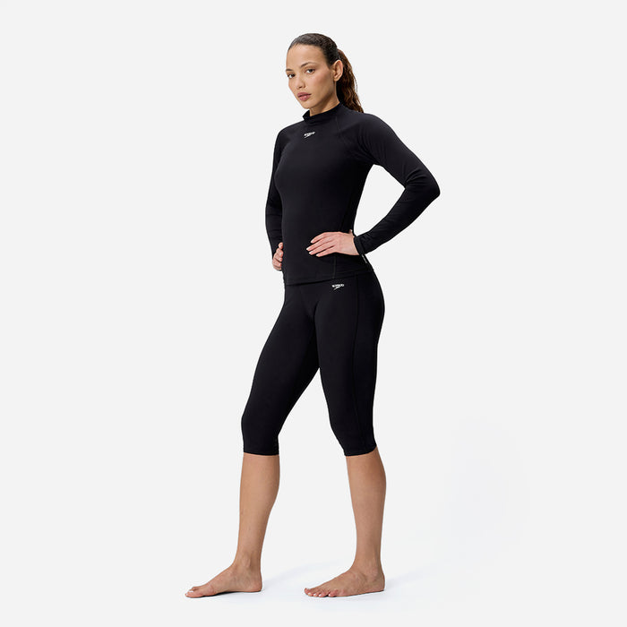 Quần Bơi Chống Nắng Nữ Speedo Endurance+ Three Quarter - Đen - Supersports Vietnam
