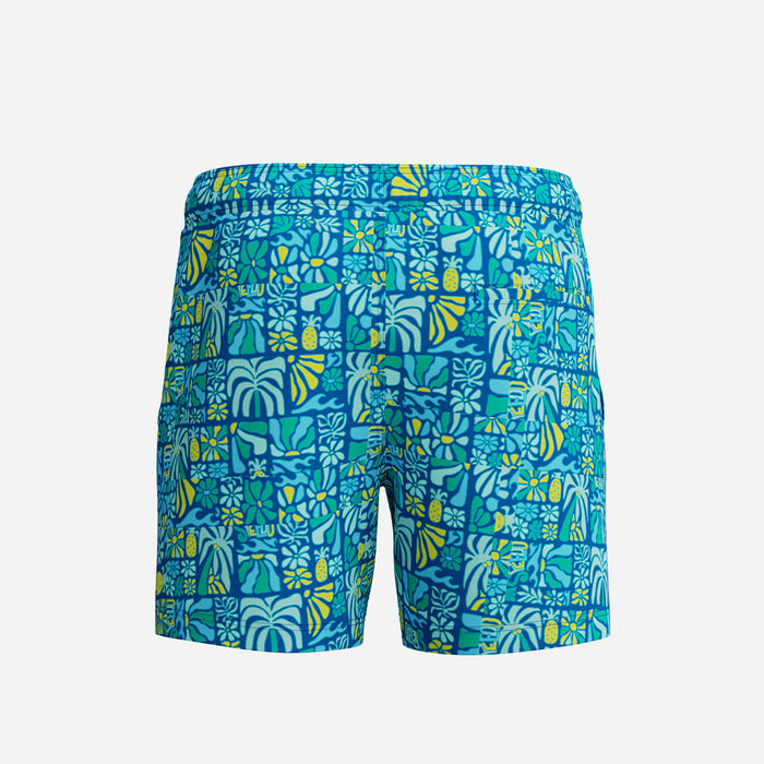 Quần Bơi Nam Speedo Print Redondo Edge Volley 16" - Xanh Dương - Supersports Vietnam