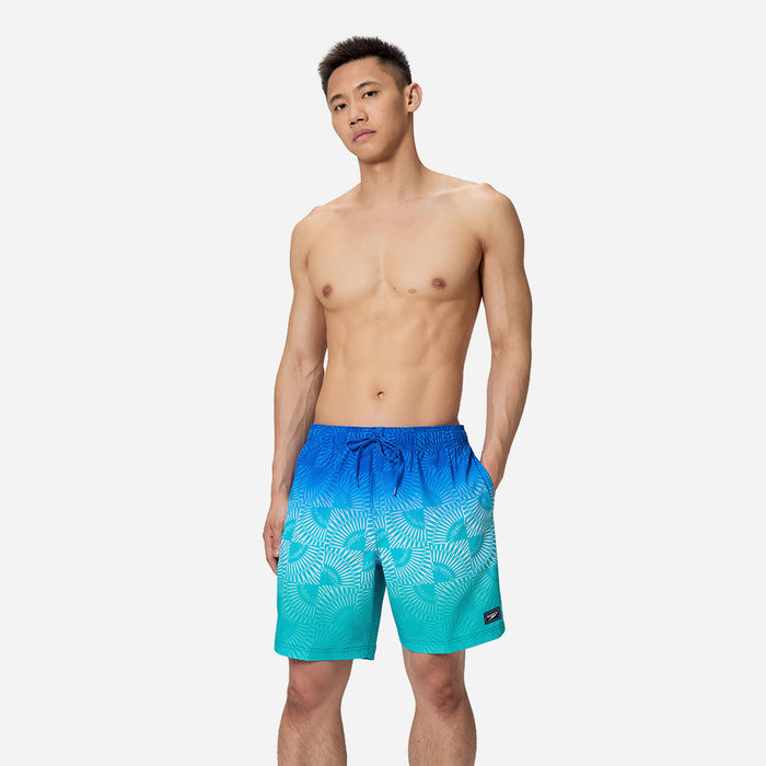 Quần Bơi Nam Speedo Print Redondo Edge Volley 18" - Xanh Dương - Supersports Vietnam