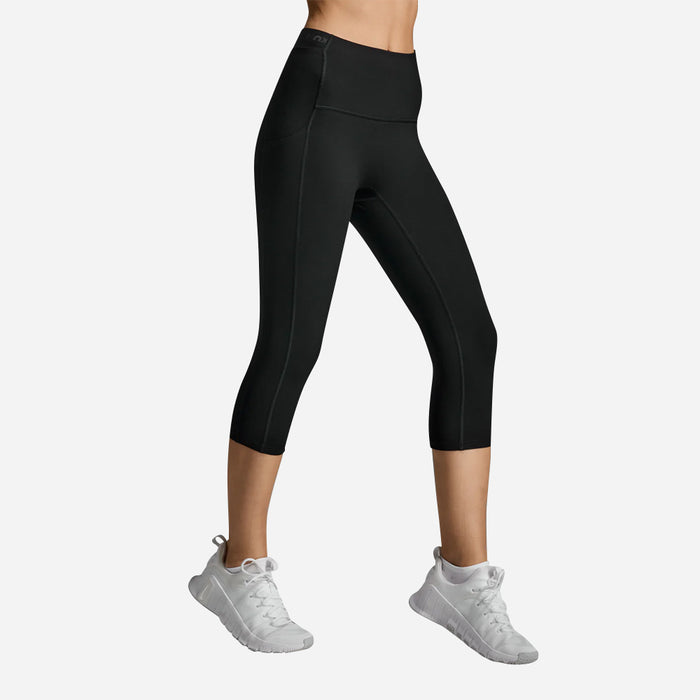 Quần Bó Thể Thao Nữ 2XU Form Stash Hi-Rise Compression 3/4 - Đen - Supersports Vietnam