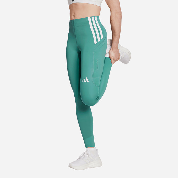 Quần Bó Thể Thao Nữ Adidas Adizero - Xanh Lá - Supersports Vietnam