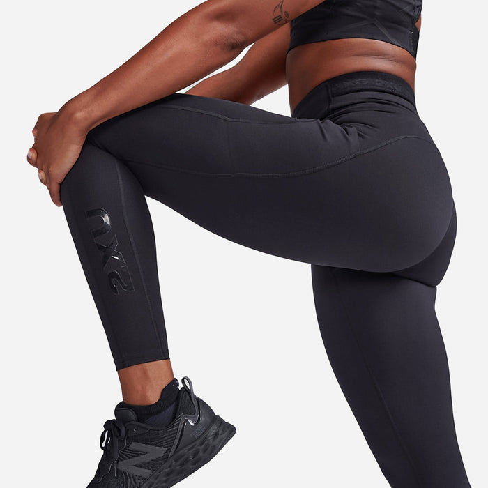Quần Dài Bó Cơ Nữ 2XU Form Stash Hi-Rise Compression - Đen - Supersports Vietnam