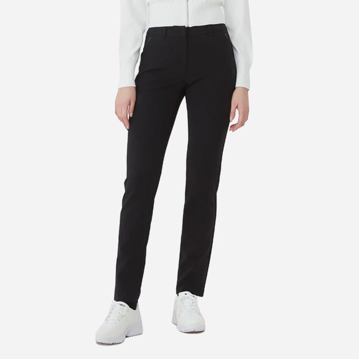Quần Dài Đánh Golf Nữ Descente Straight Fit Woven - Đen - Supersports Vietnam