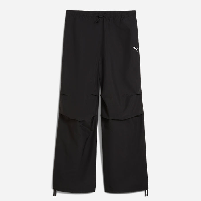 Quần Dài Thể Thao Nữ Puma Wardrobe Essentials Parachute Woven - Đen - Supersports Vietnam