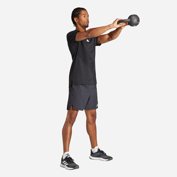Quần Ngắn Nam Adidas Designed For Training Hiit Workout Heat.Rdy - Xám - Supersports Vietnam