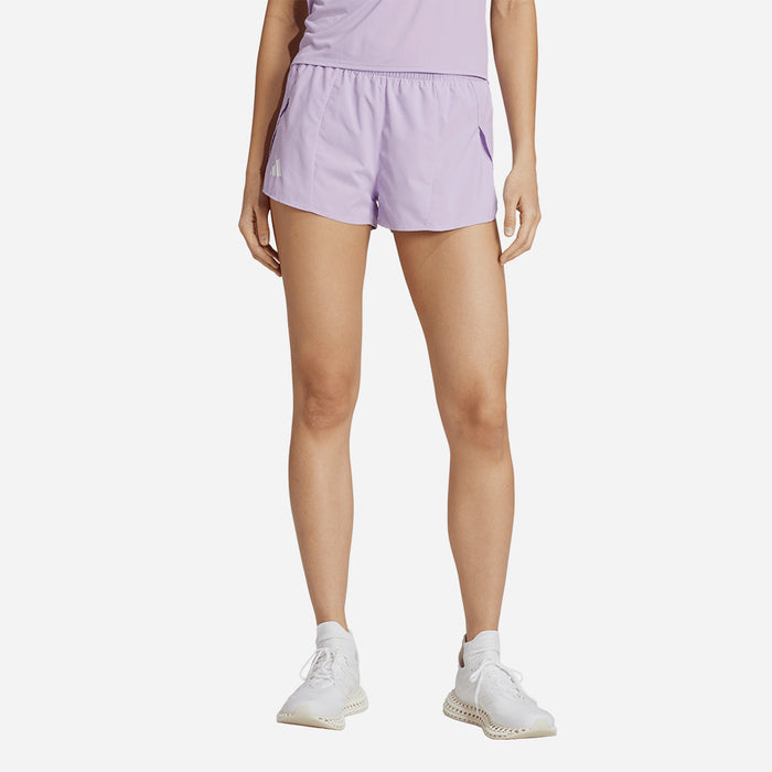 Quần Ngắn Thể Thao Nữ Adidas Adizero Essentials Running Split - Tím - Supersports Vietnam
