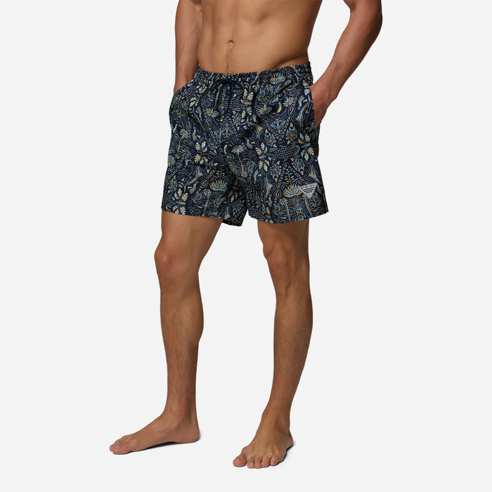 Quần Ngắn Thể Thao Nam Columbia Pfg Rambler™ Printed Water - Xanh Navy - Supersports Vietnam