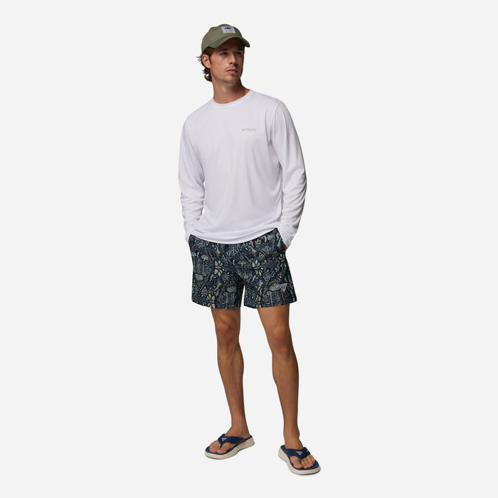 Quần Ngắn Thể Thao Nam Columbia Pfg Rambler™ Printed Water - Xanh Navy - Supersports Vietnam