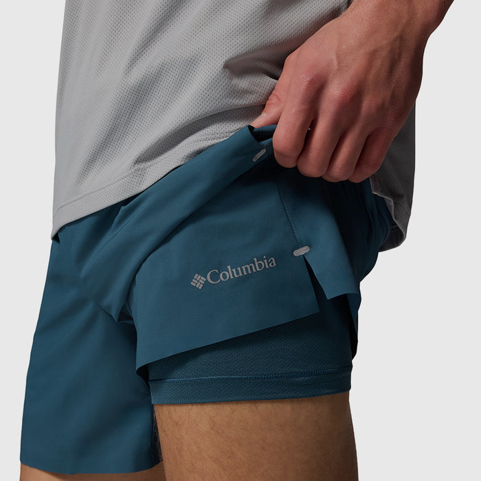 Quần Ngắn Thể Thao Nam Columbia Stealth Spring™ Lined - Xanh Dương - Supersports Vietnam