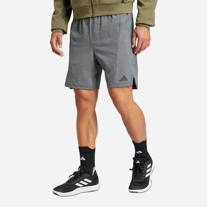 Quần Ngắn Thể Thao Nam Adidas Designed For Training Mélange - Xám - Supersports Vietnam