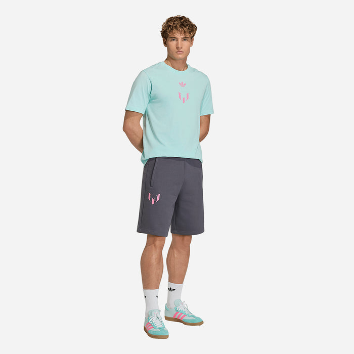 Quần Ngắn Thể Thao Nam Adidas Messi - Xám - Supersports Vietnam
