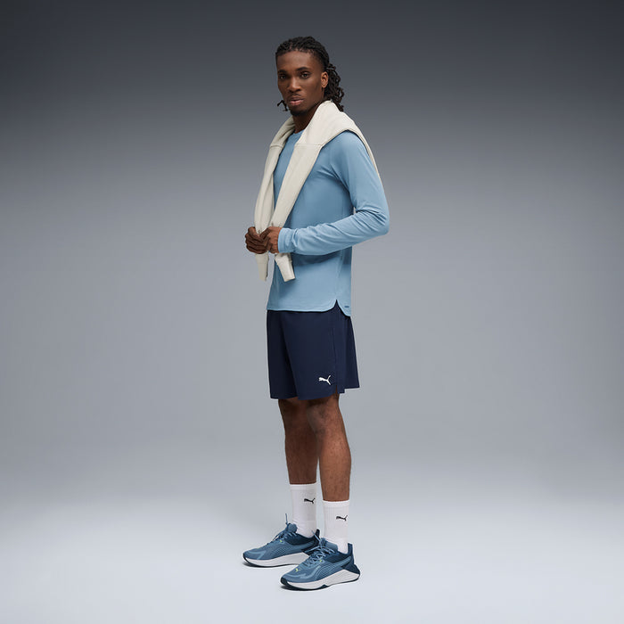 Quần Ngắn Thể Thao Nam Puma Tad Essentials 7 Inch Woven - Xanh Navy - Supersports Vietnam