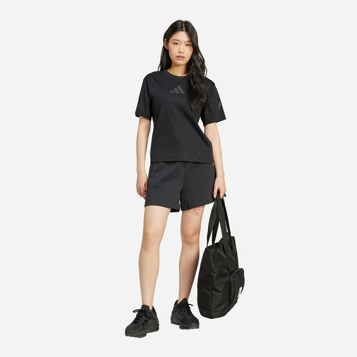 Quần Ngắn Thời Trang Nữ Adidas Z.N.E. - Đen - Supersports Vietnam