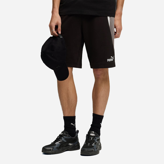 Quần Ngắn Thời Trang Nam Puma Essentials Block 10 Inch - Đen - Supersports Vietnam