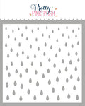 Raindrops Stencil