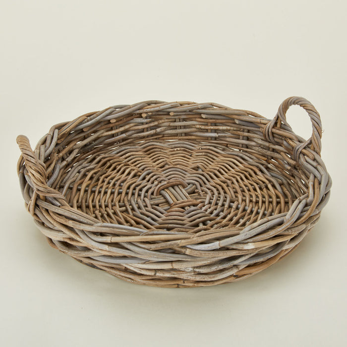 Detailed view of Rattan tray