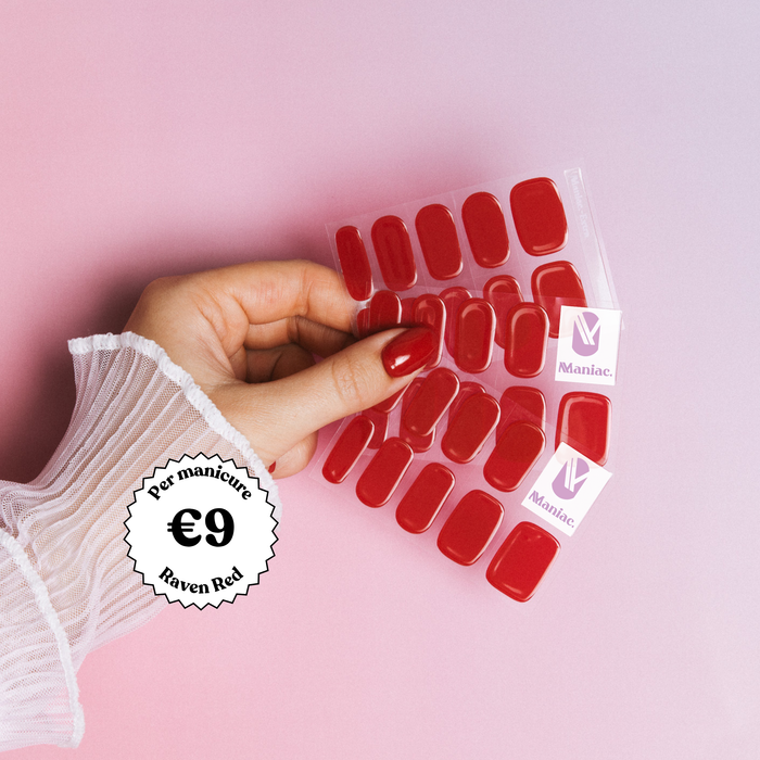 Raven Red - Maniac gel nail stickers