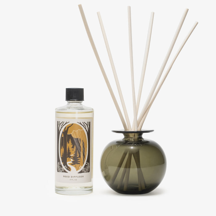 Reed diffuser Bundle: Spruce (oil + reeds + vessel)