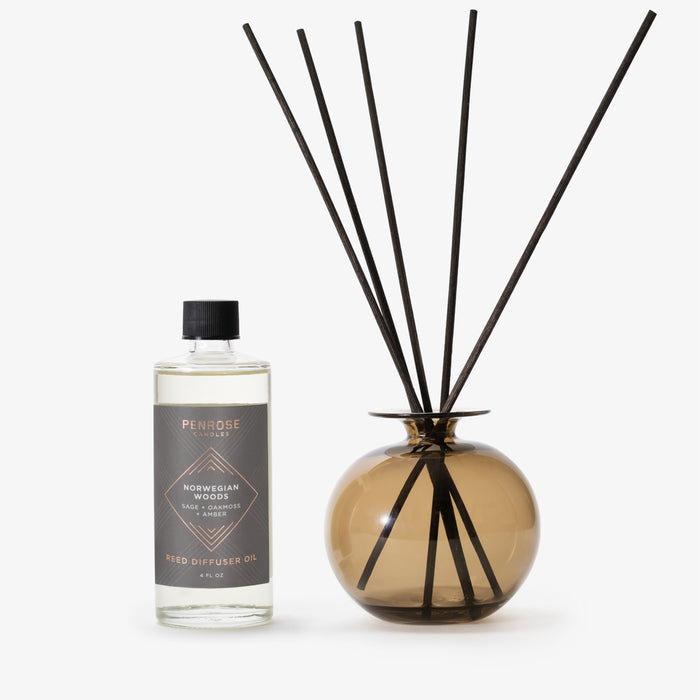 Reed diffuser Bundle: Wheat (oil + reeds + vessel)