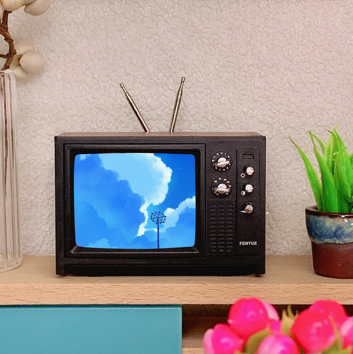1 12 scale doghouse tv front view