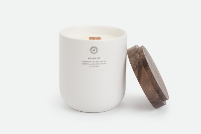 Reveries Ceramic Candle (Wood wick)