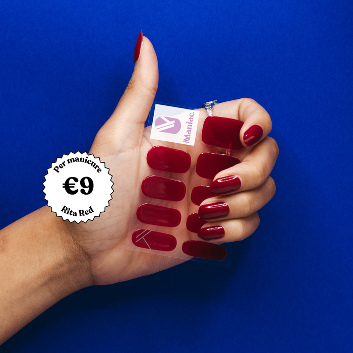 Rita Red - Maniac gel nail stickers